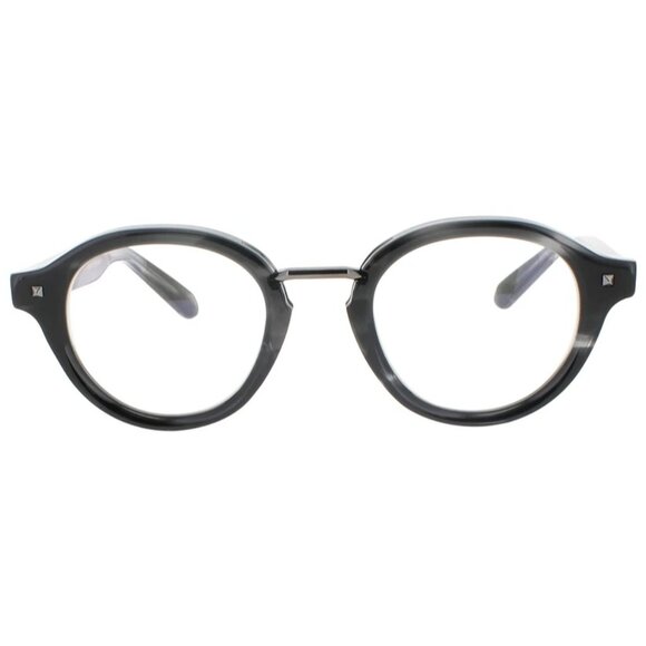 NEW VALENTINO EYEGLASSES ESSENTIAL-IV VLX-132B ROUND UNISEX BLACK EYEWEAR - Picture 4 of 5